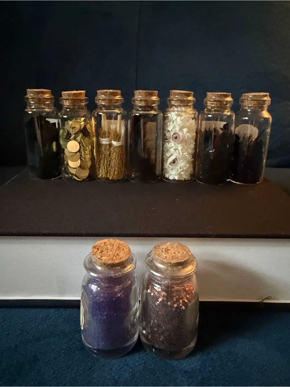 Target Bullseye Playground Halloween Mini Glass Potion Bottles Set Witch Decor